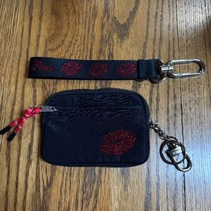 Victoria’s Secret card case and lanyard